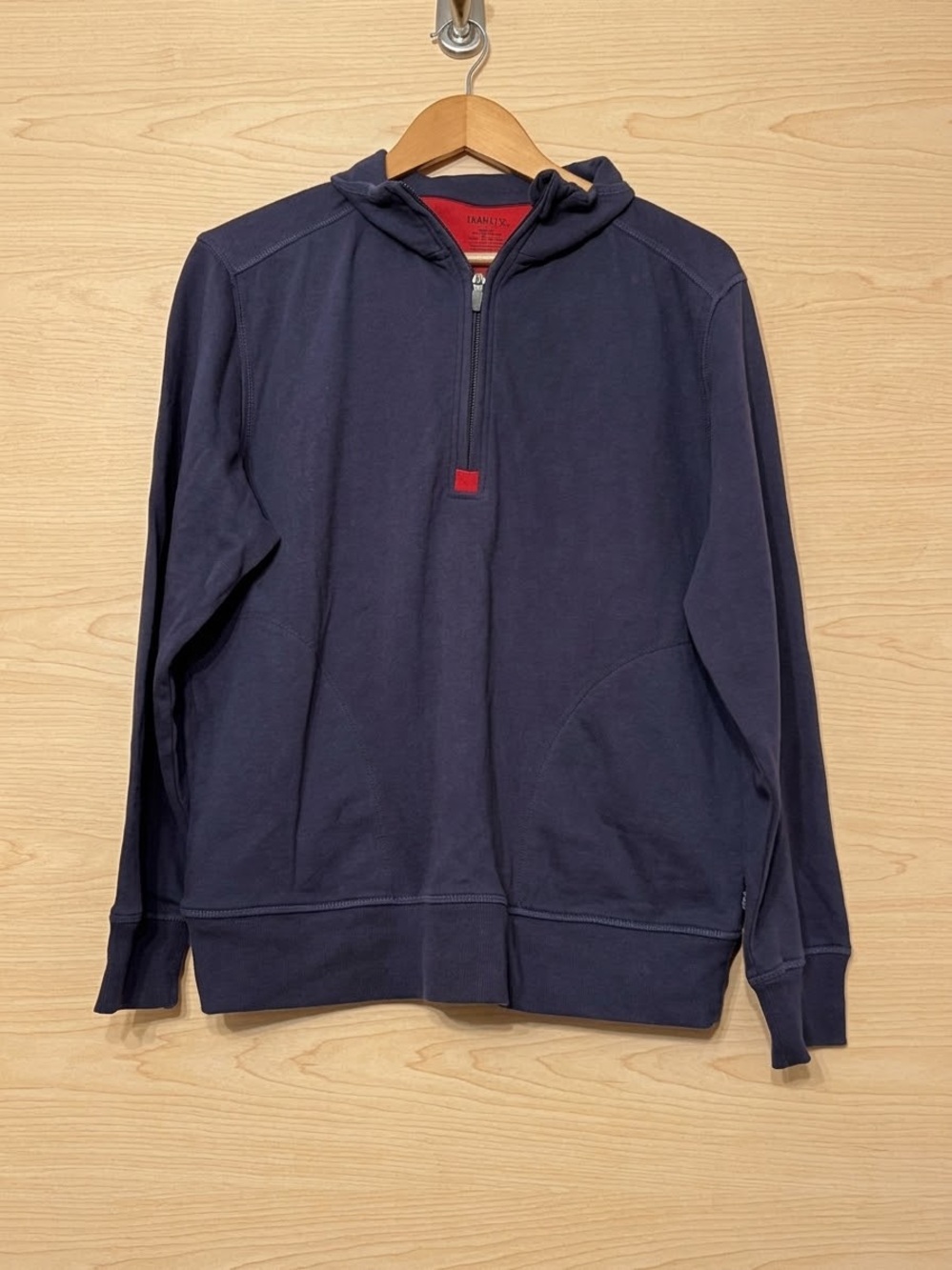 TomboyX 1/4 Pullover Sweatshirt w/ Pockets 100% Cotton Unisex Medium